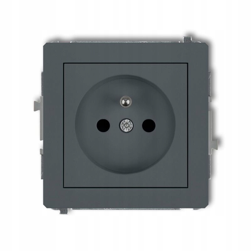 

Gniazdo Pojed.z/u Grafit Mat 28DGP-1Z Deco Karlik