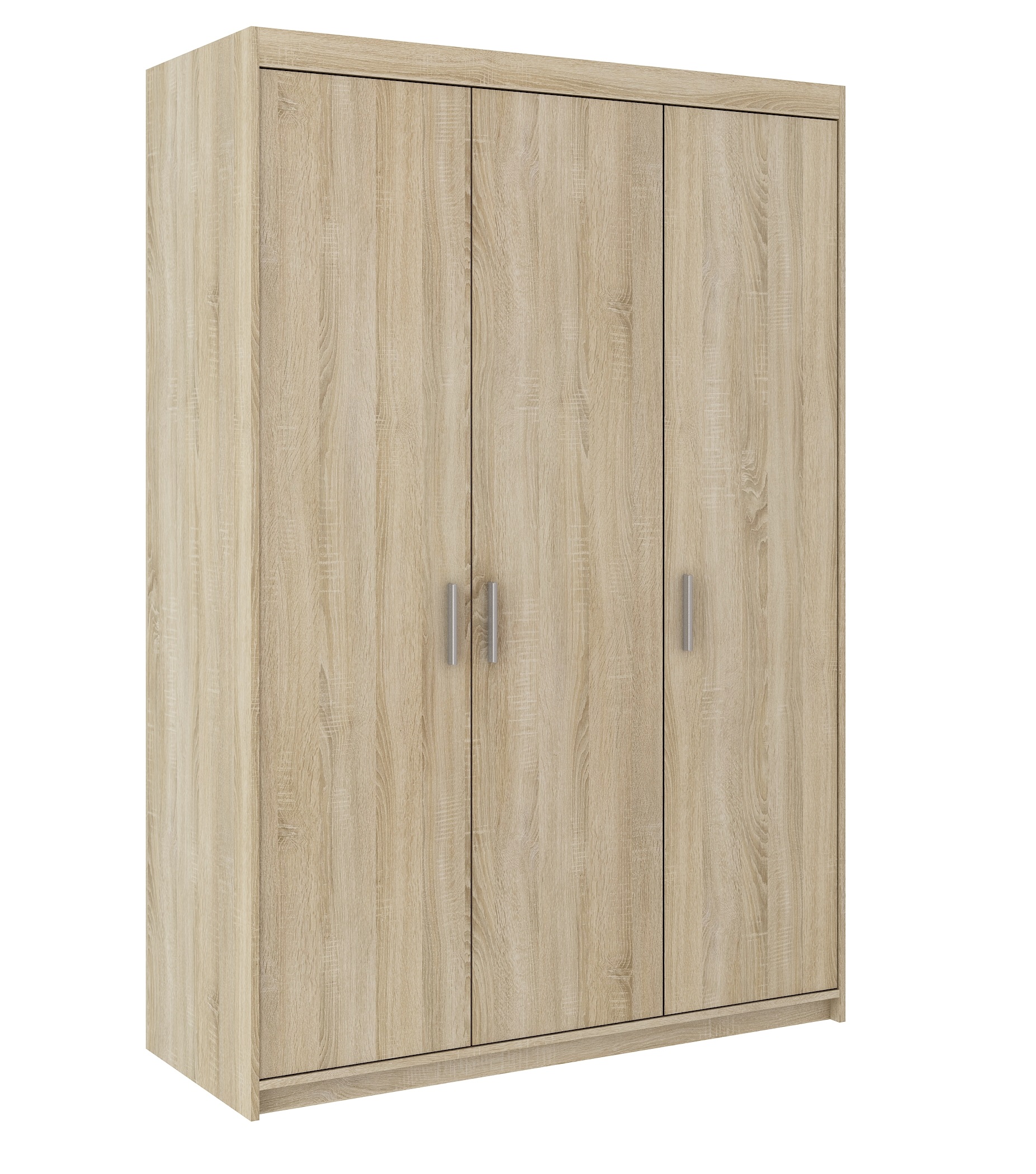 Szafa 3d 133cm Biała Lefkas Dąb Sonoma Rumba