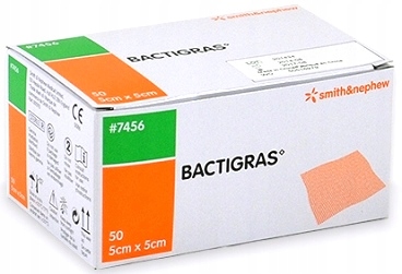 

Smith & Nephew Bactigras 5cm x5cm 50szt.