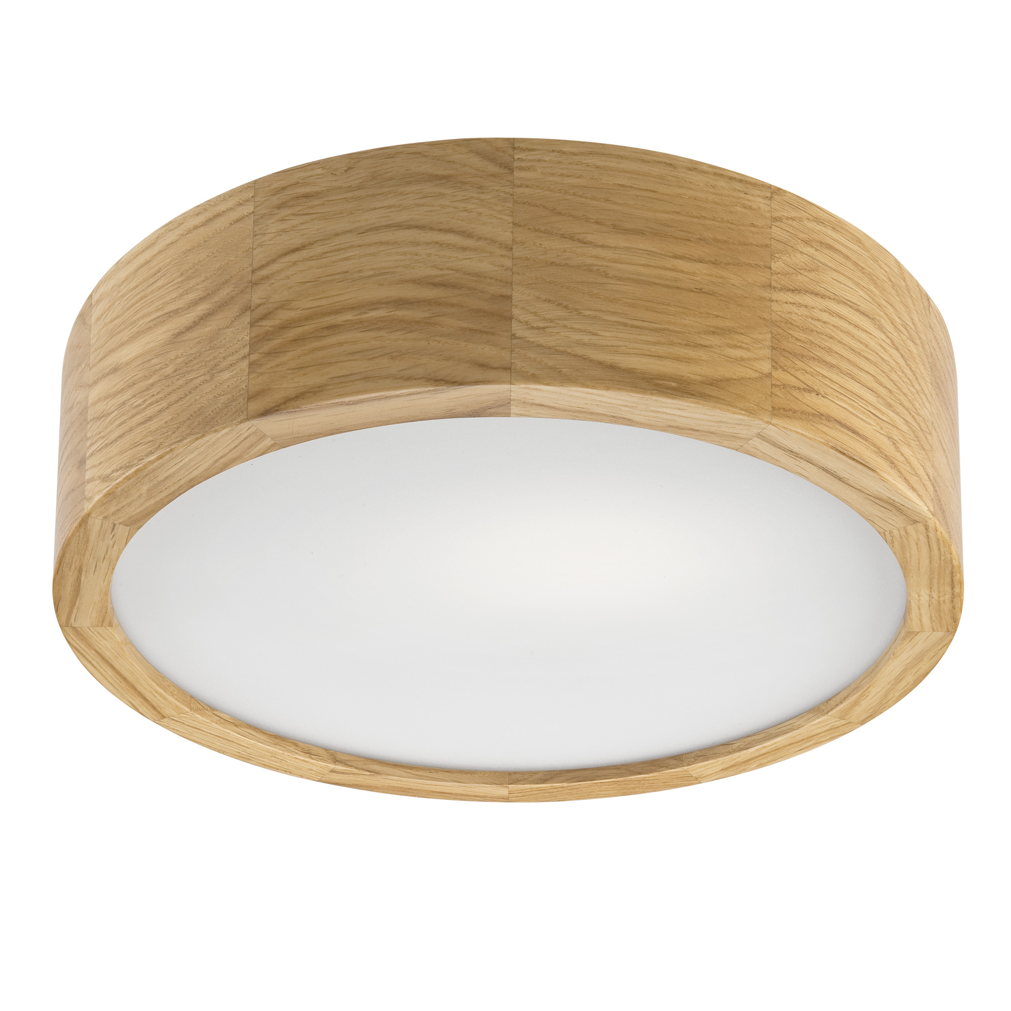 

plafon drewniany Modern moduł Led 12W dąb 28 cm