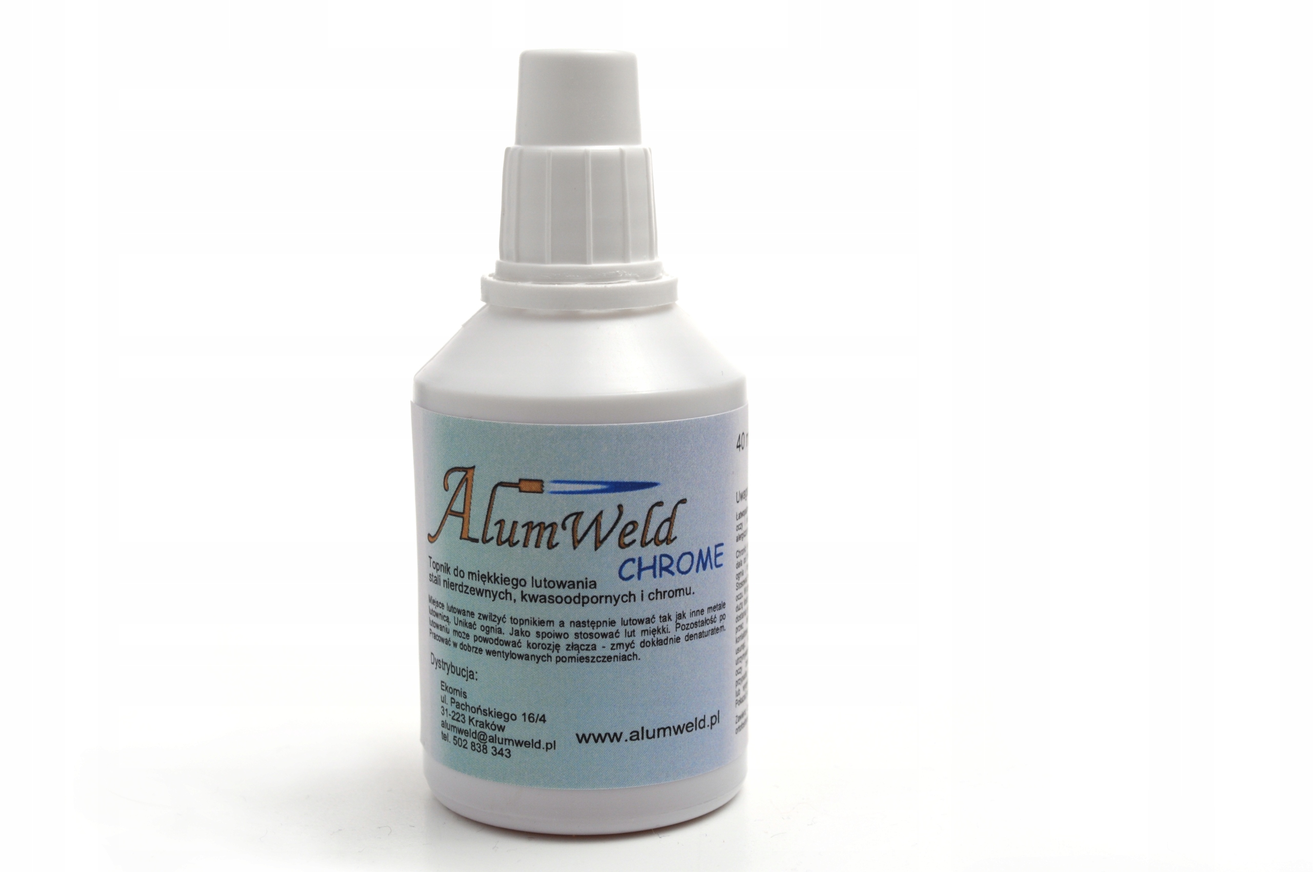 

F02S Topnik do Lutowania stali Nierdzewnej 40 ml.
