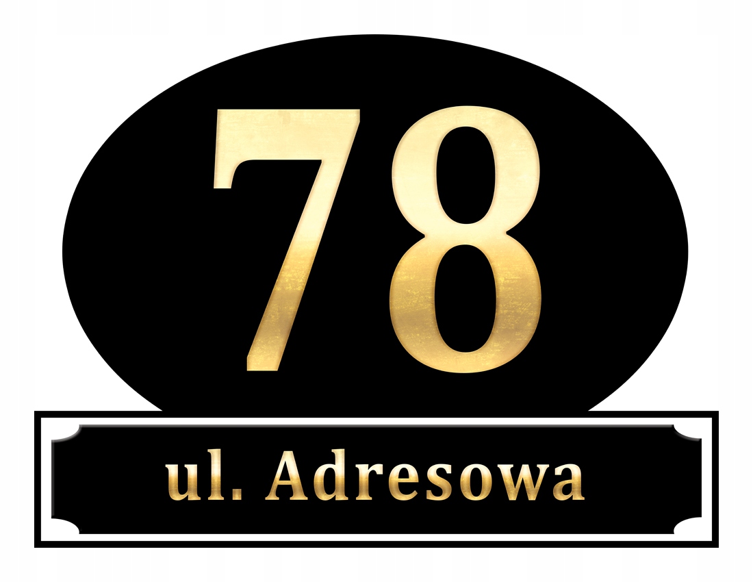 

Tabliczka Adresowa Adres Numer Na Dom znak ulica
