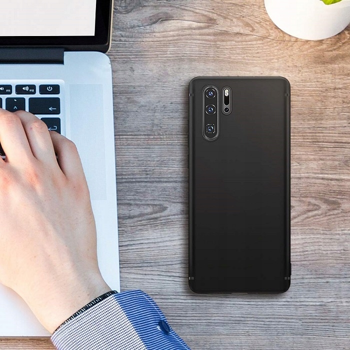 ETUI SLIM SILIKON MATT DO HUAWEI P30 PRO + SZKŁO Dedykowany model P30 PRO