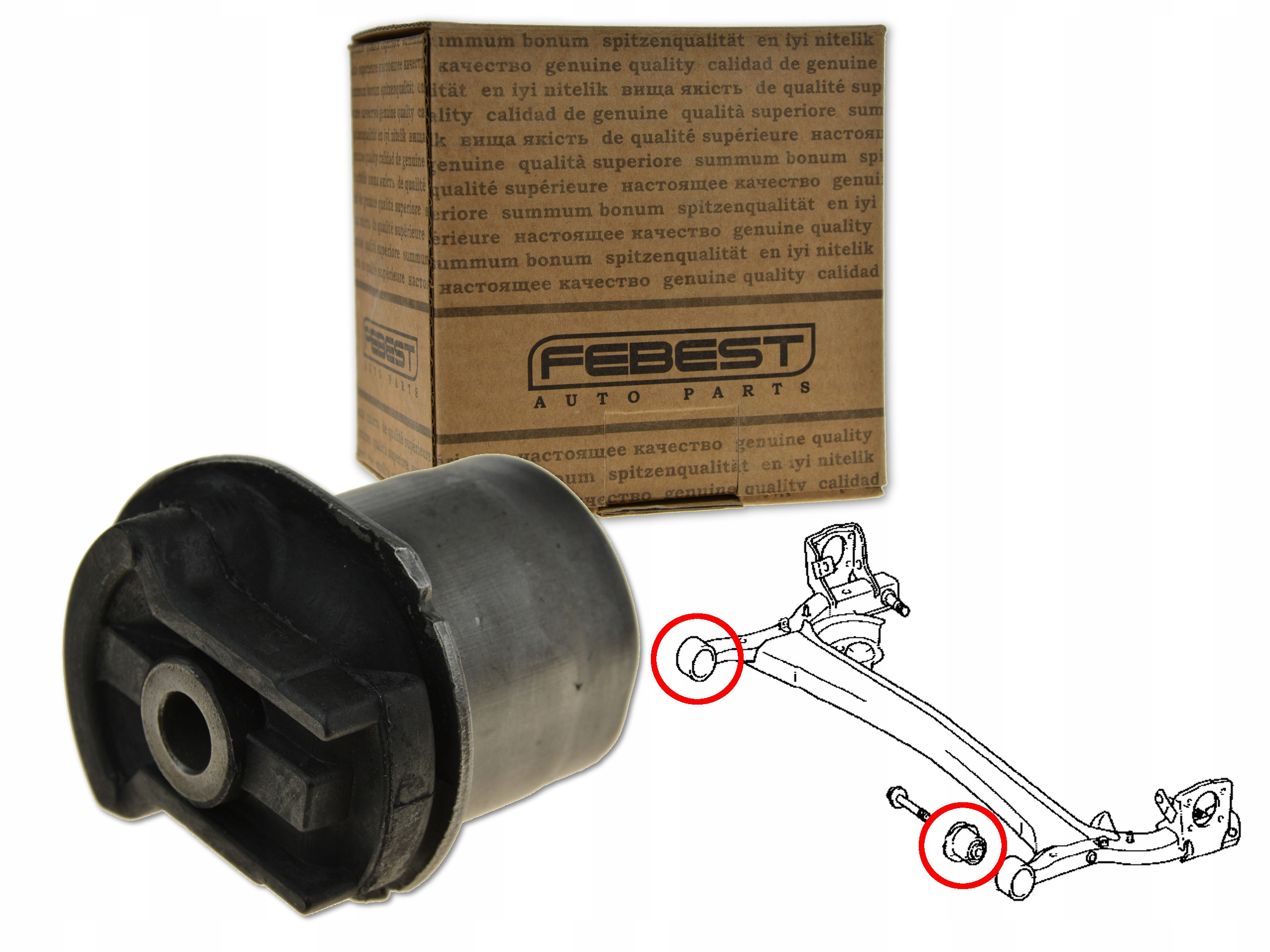 TULEJA BELKI TYŁ TYLNEJ TAB-305