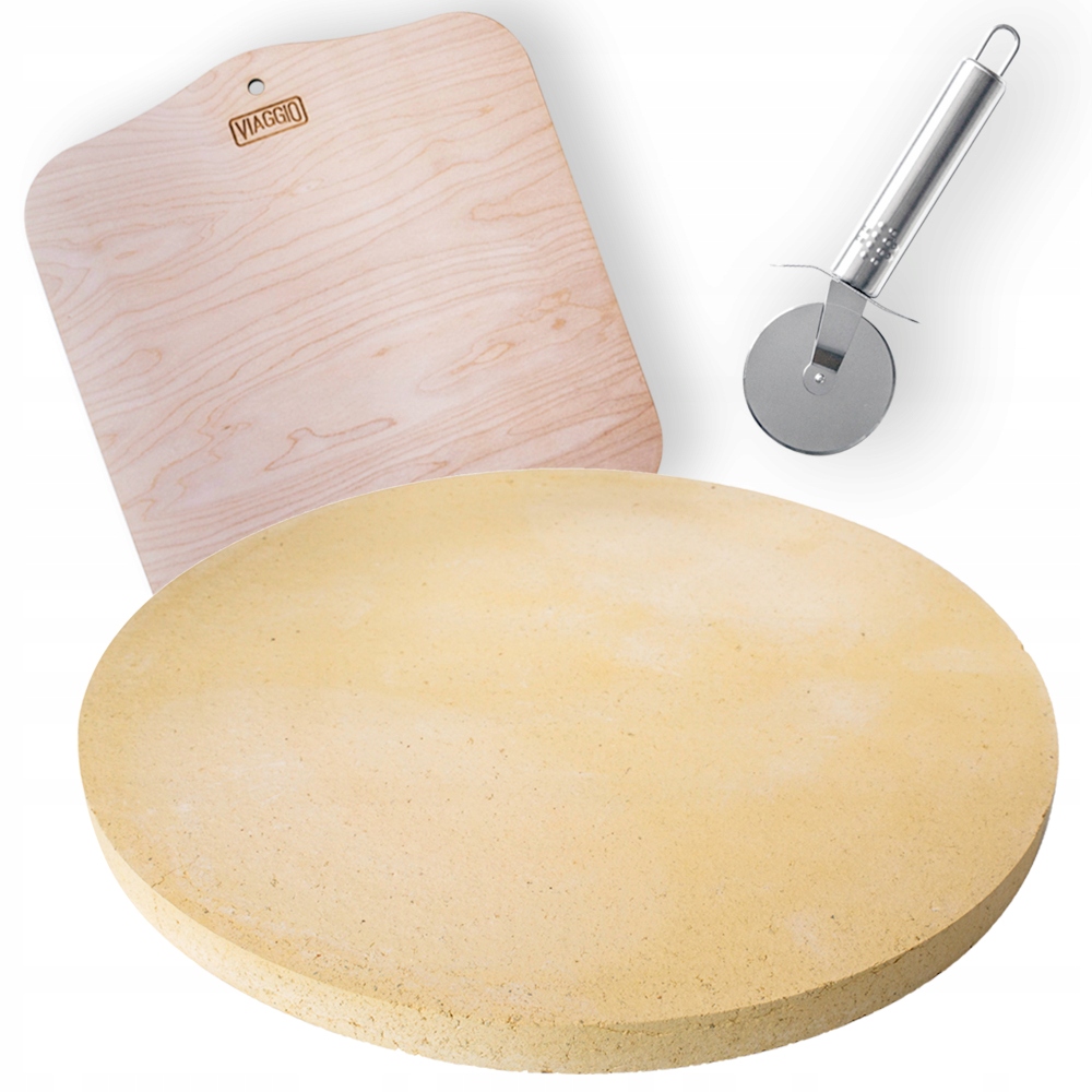 

Kamień Do Pizzy Viaggio 35CM +łopatka +nóż