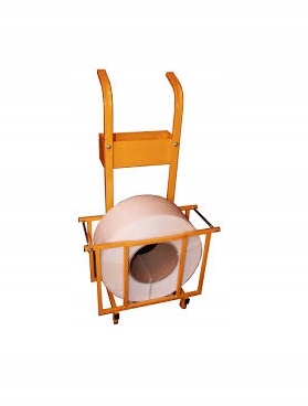 WÓZEK DO TAŚM PP SPINAJĄCYCH ŻÓŁTY WYGODNY 24H