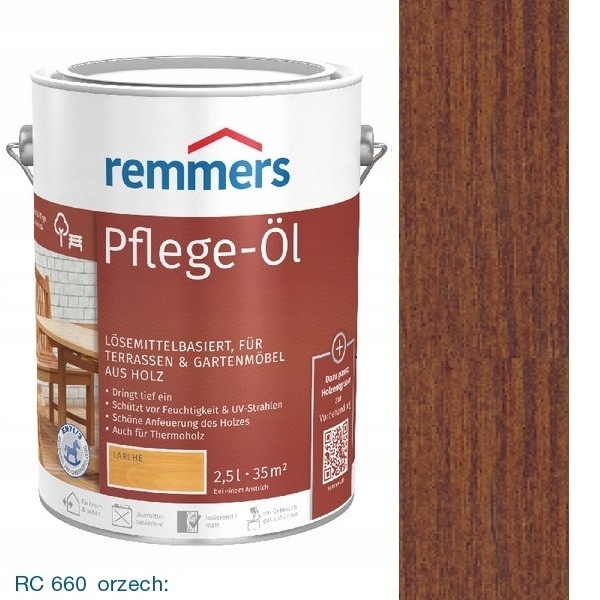 

Pflege-ol Olej Tarasowy Remmers 2,5 l Orzech