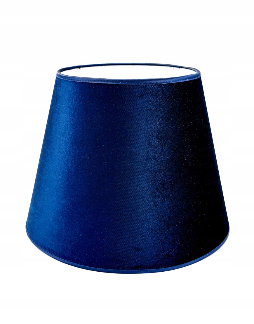 Abażur Premium Stożek PCV Welur Granat 8x14,5x13