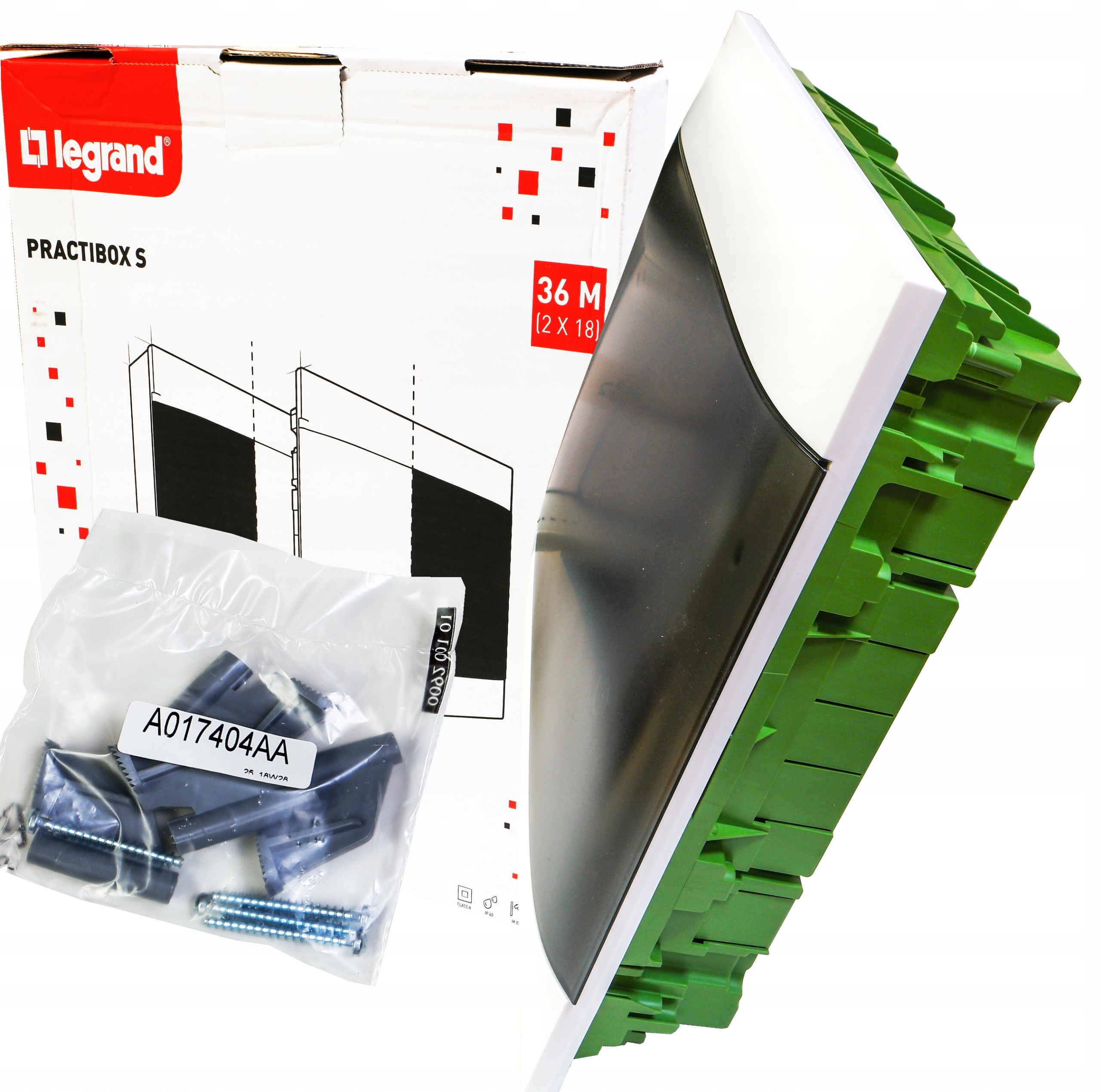 Podomietkový rozvádzač 2x18 kartónová sadra 137417