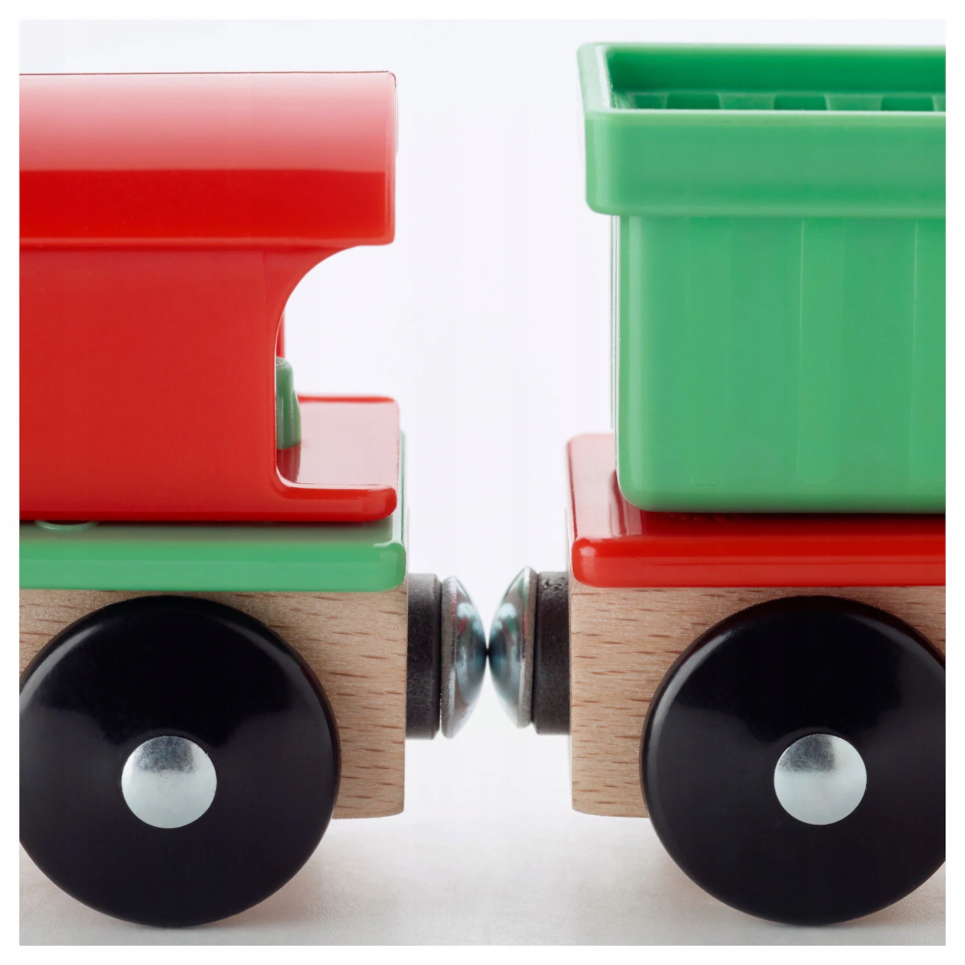 IKEA LILLABO kolejka ciuchcia wagonik 3 elementy Marka Ikea