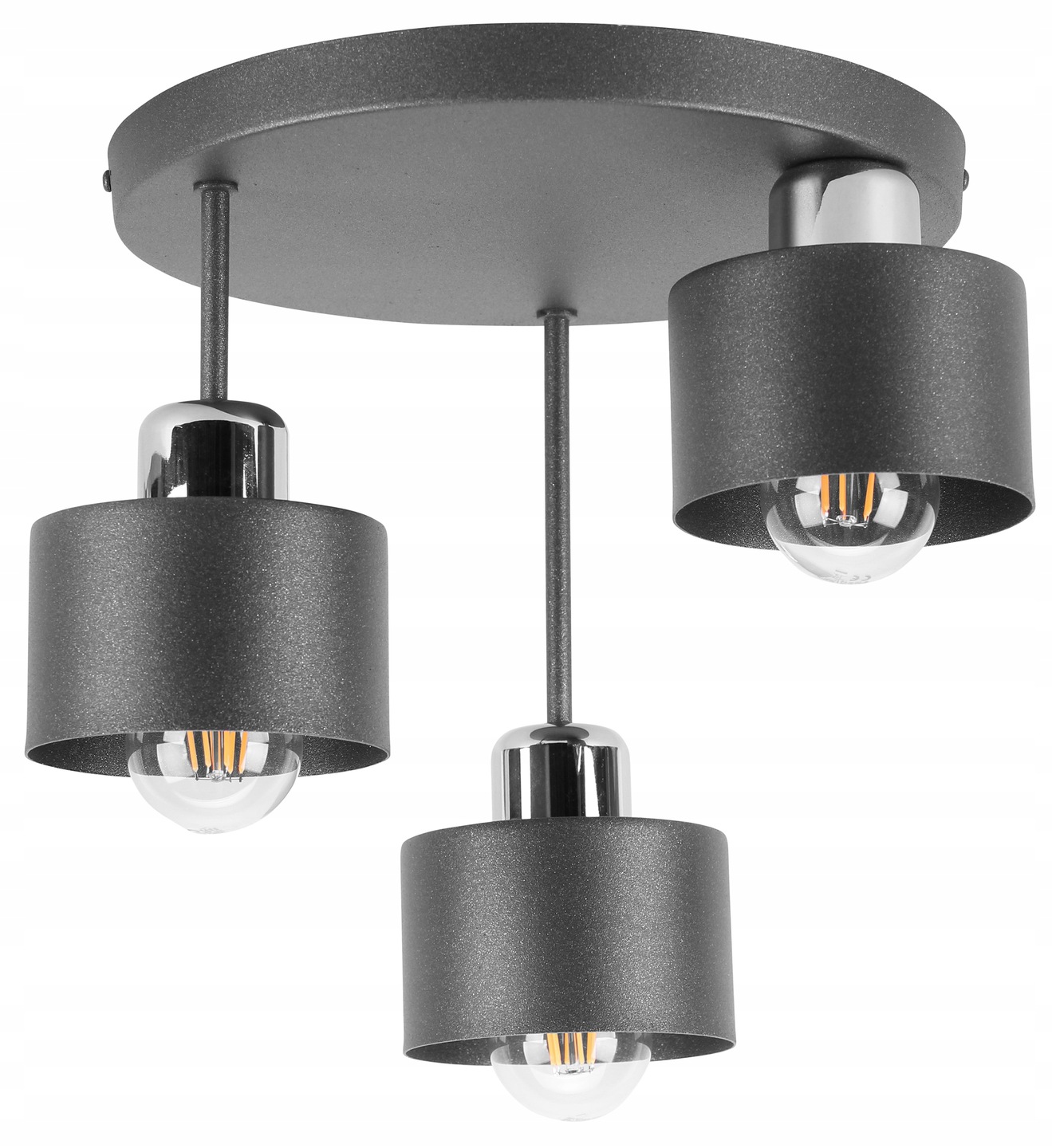 

Lampa Wisząca Sufitowa Plafon Żyrandol Metalowa