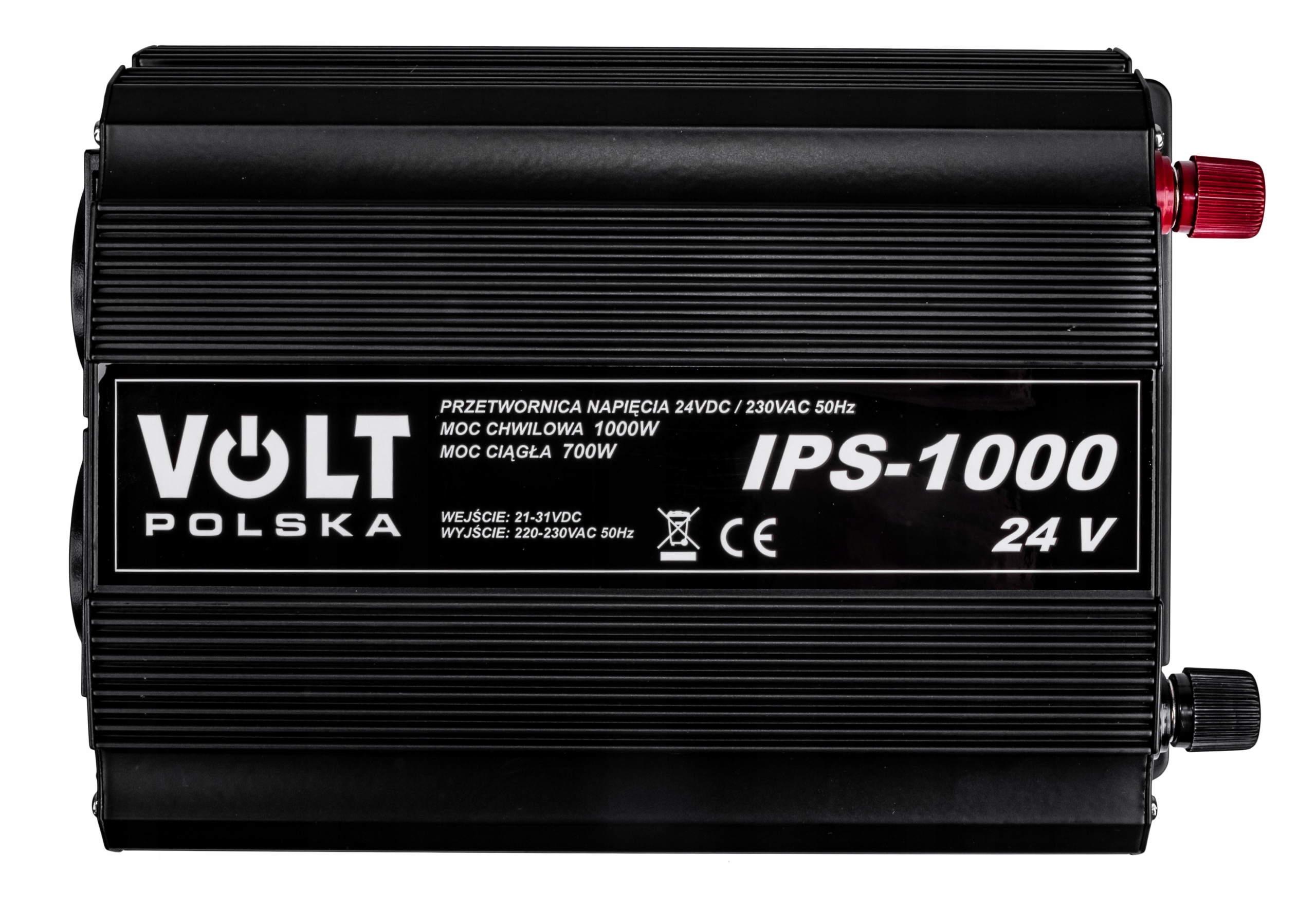 PRZETWORNICA 24V 230V SAMOCHODOWA NAPIECIA 1000W 7 Weight with packaging 1 6 kg