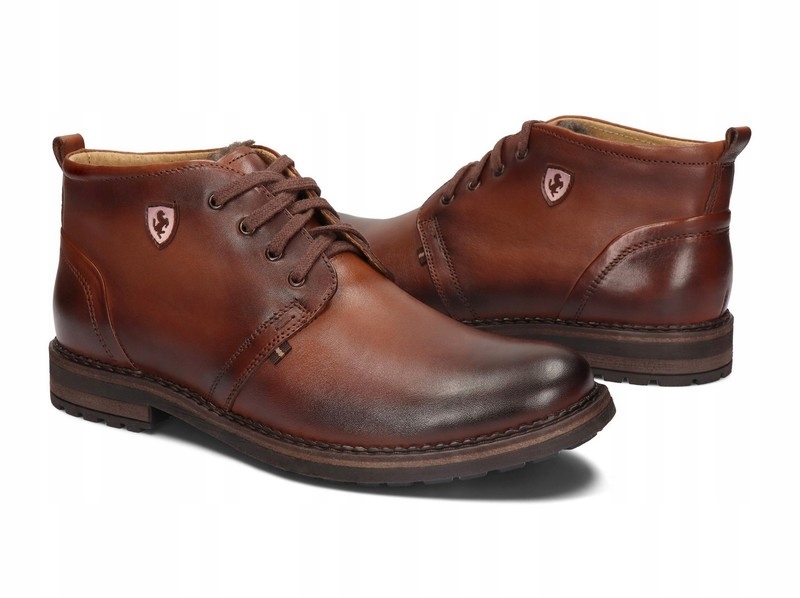 TRZEWIKI KOZAKI ZIMOWE POLSKIE SKÓRA 277 BRĄZ 40 Kod producenta 277