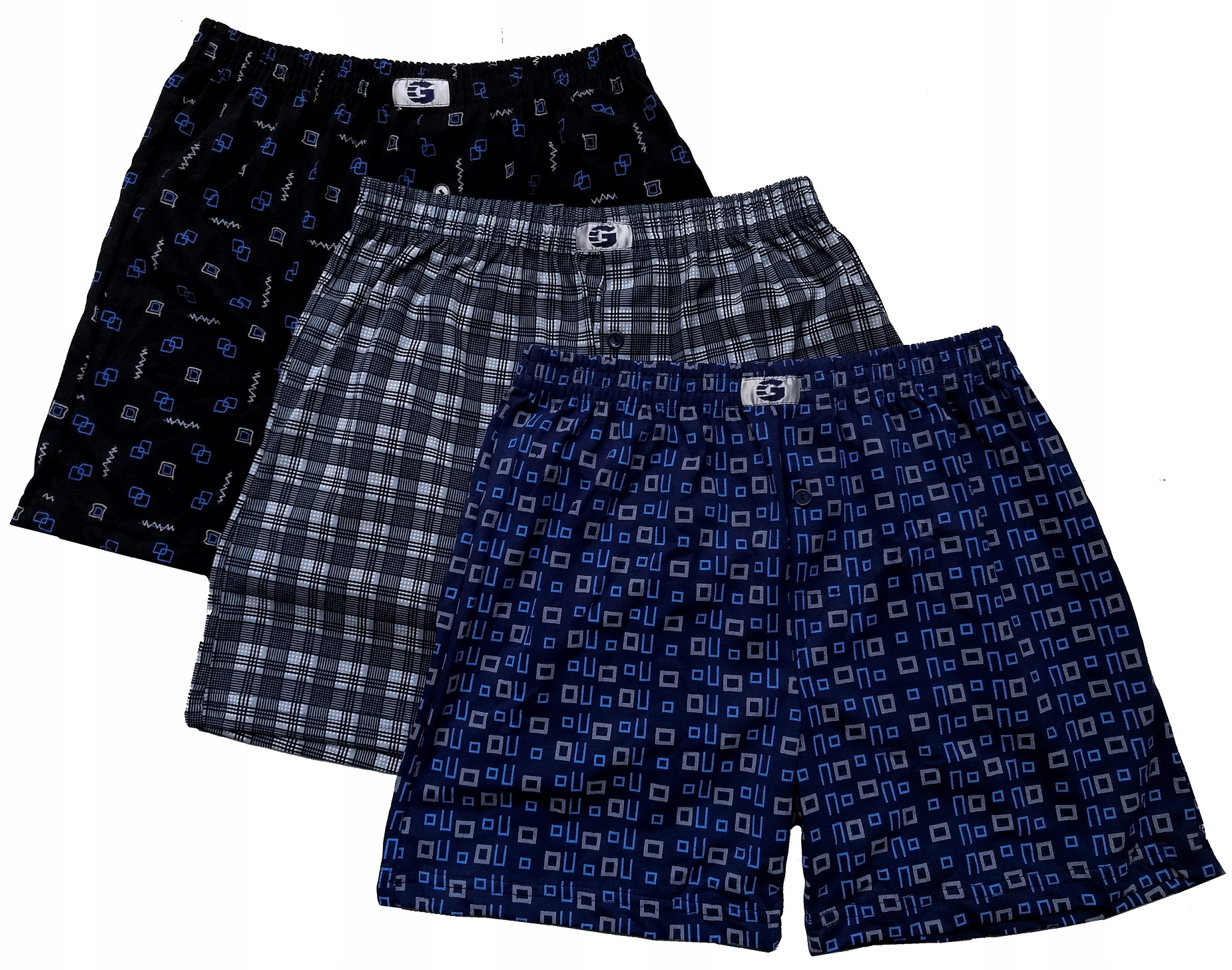 

3x Luzne Polskie bokserki Bawełna XXXXL KOLORY-4XL