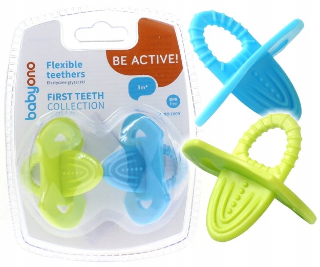 BABYONO GRYZAK ELASTYCZNY USPOKAJAJĄCY 2 SZTUKI Marka Babyono
