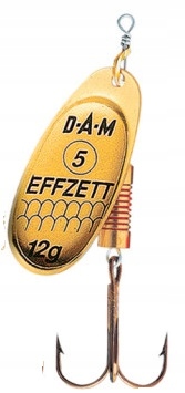 Dam Effzett Błystka Standard Spinner 3g 1 Gold