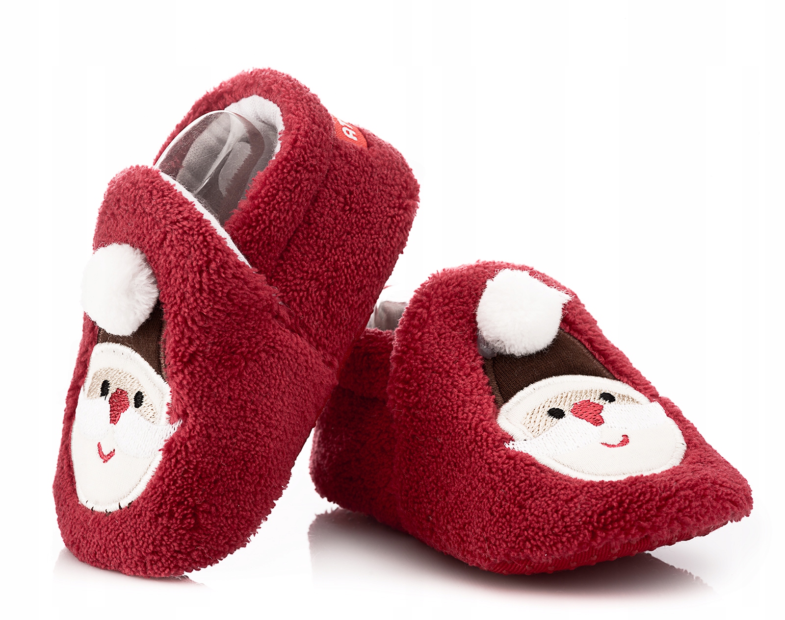 ŚWIĄTECZNE BUCIKI NIEMOWLĘCE RENIFER MIKOŁAJ 0-6