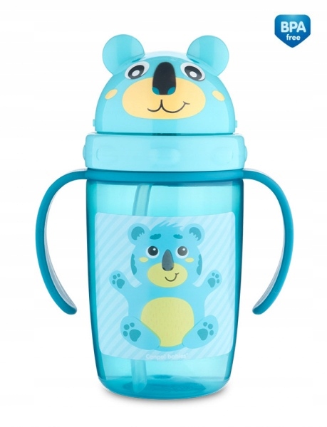 

Canpol Kubek z rurką 400 ml butelka Hello Little
