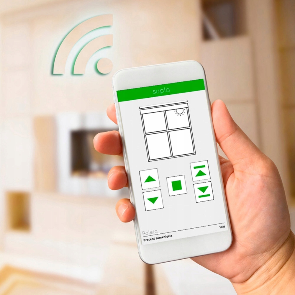 STEROWNIK ROLET WIFI DOPUSZKOWY SRW-01 ZAMEL SUPLA Cechy dodatkowe łączność z wifi