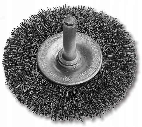 PROFESJONALNA SZCZOTKA TARCZOWA 75MM STALCO