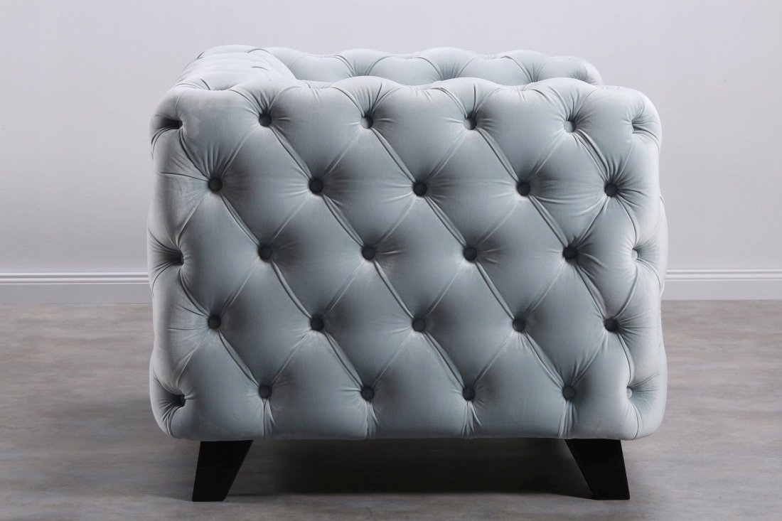 Fotel EsteliaStyle Joe, pikowany Głębokość mebla 90 cm