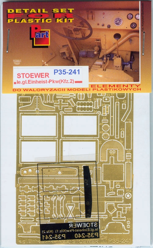 Část P35-241 1/35 Stoewer (radio verze) (ICM)