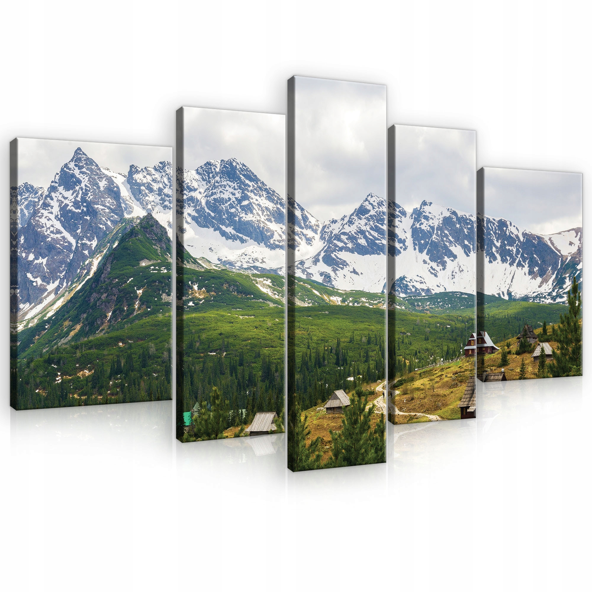 Obraz Hory Krajina 5 Dílný Na Plátně Stěna Ložnice Obývací Pokoj 170x100