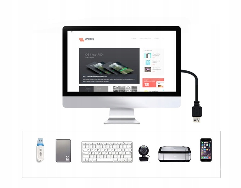 Przedłużacz USB WTYK A -GNIAZDO A 3m Marka Libox