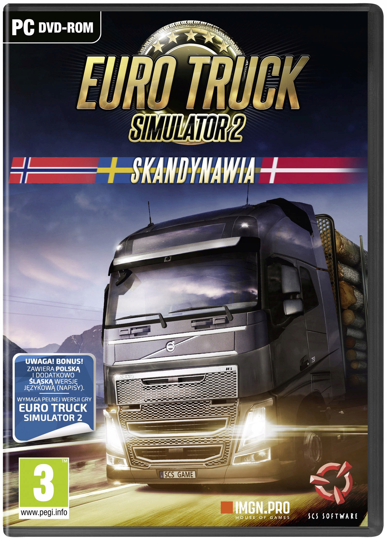 Euro Truck Simulator 2 Skandynawia Pl Pc Klucz