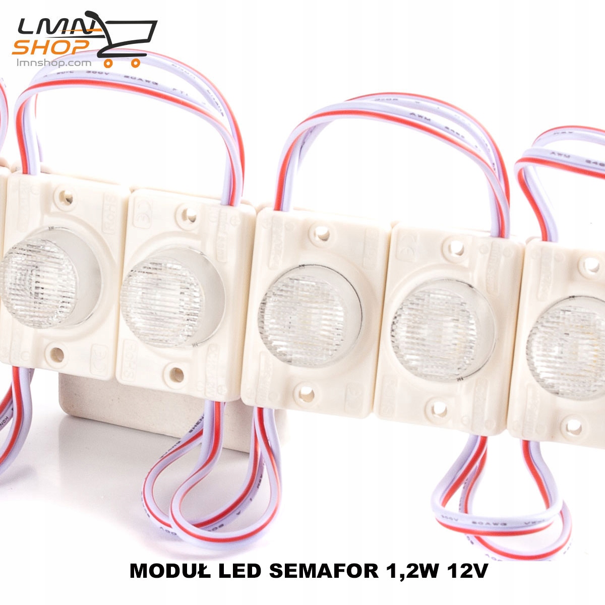 25 x Moduł LED Semafor | 1,2W | 12V | 6500K | IP65 EAN (GTIN) 5000000002252
