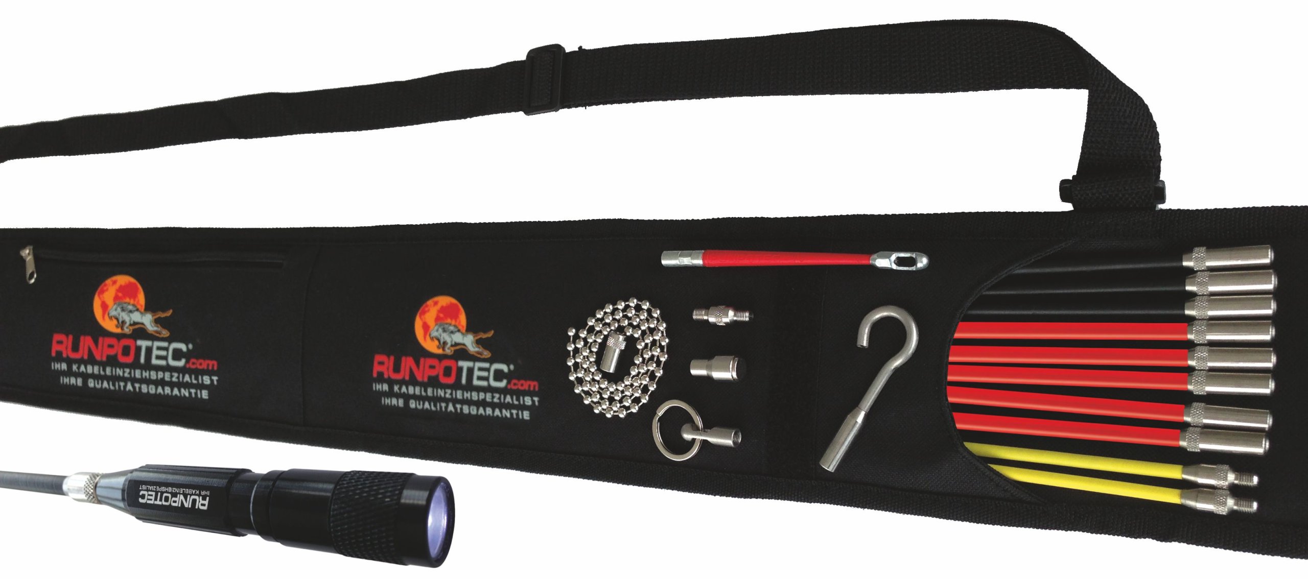 WŁÓKNO SZKLANE STALKA DO PRZECIĄGANIA KABLI - SET Marka Runpotec