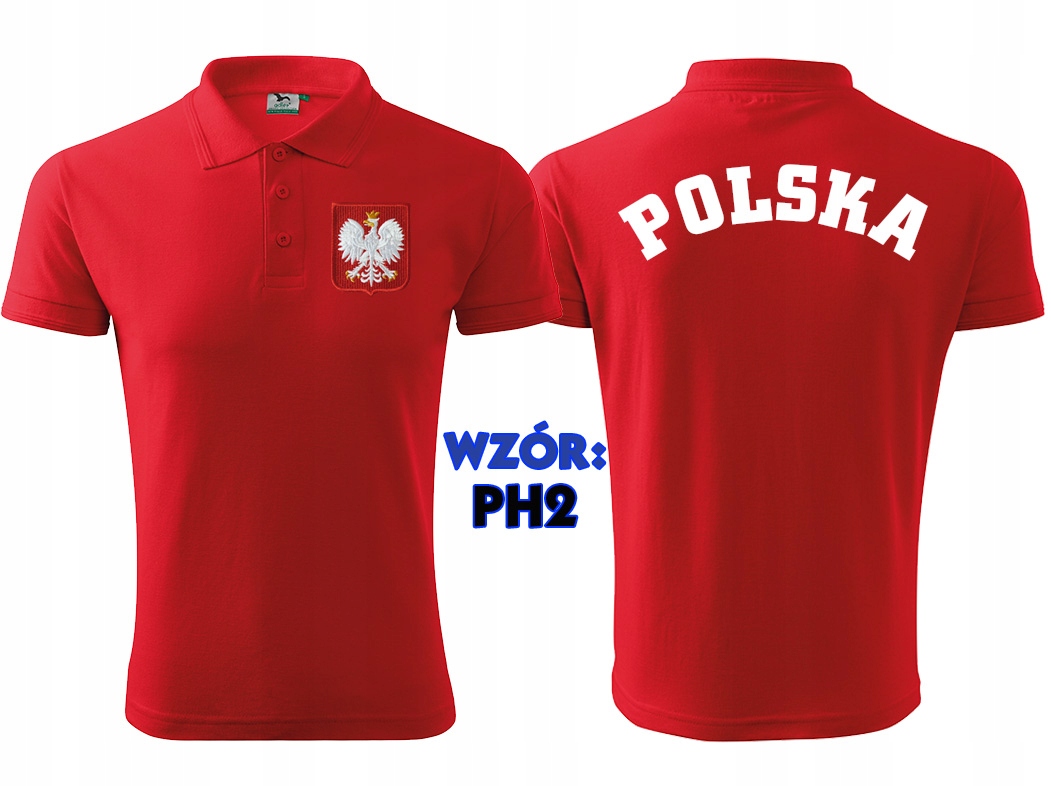 Koszulka Polo KIBICA POLSKA ORZEŁEK haft Marka inna