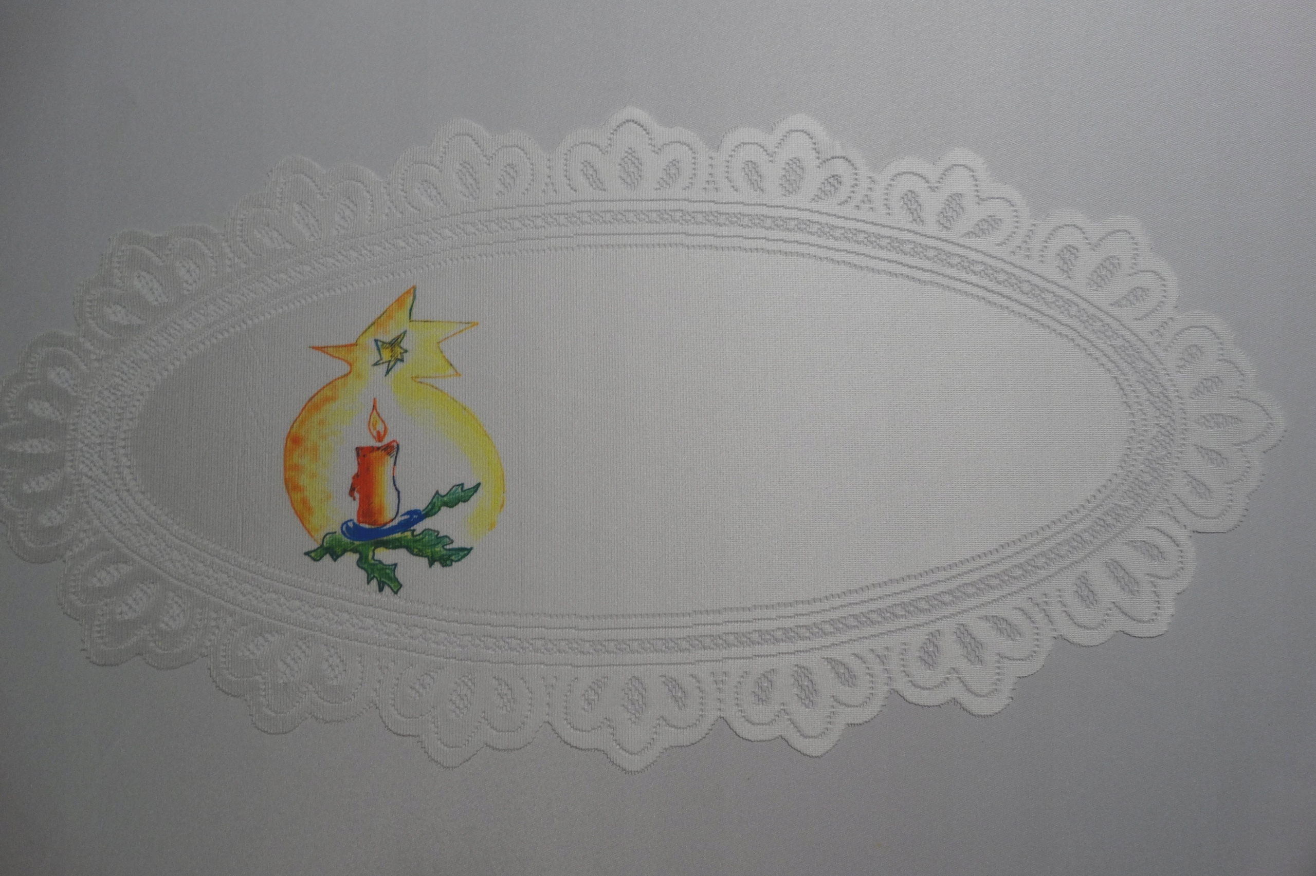 

Mg Serwetka Święta Świeca Biały 30x60 prod polski