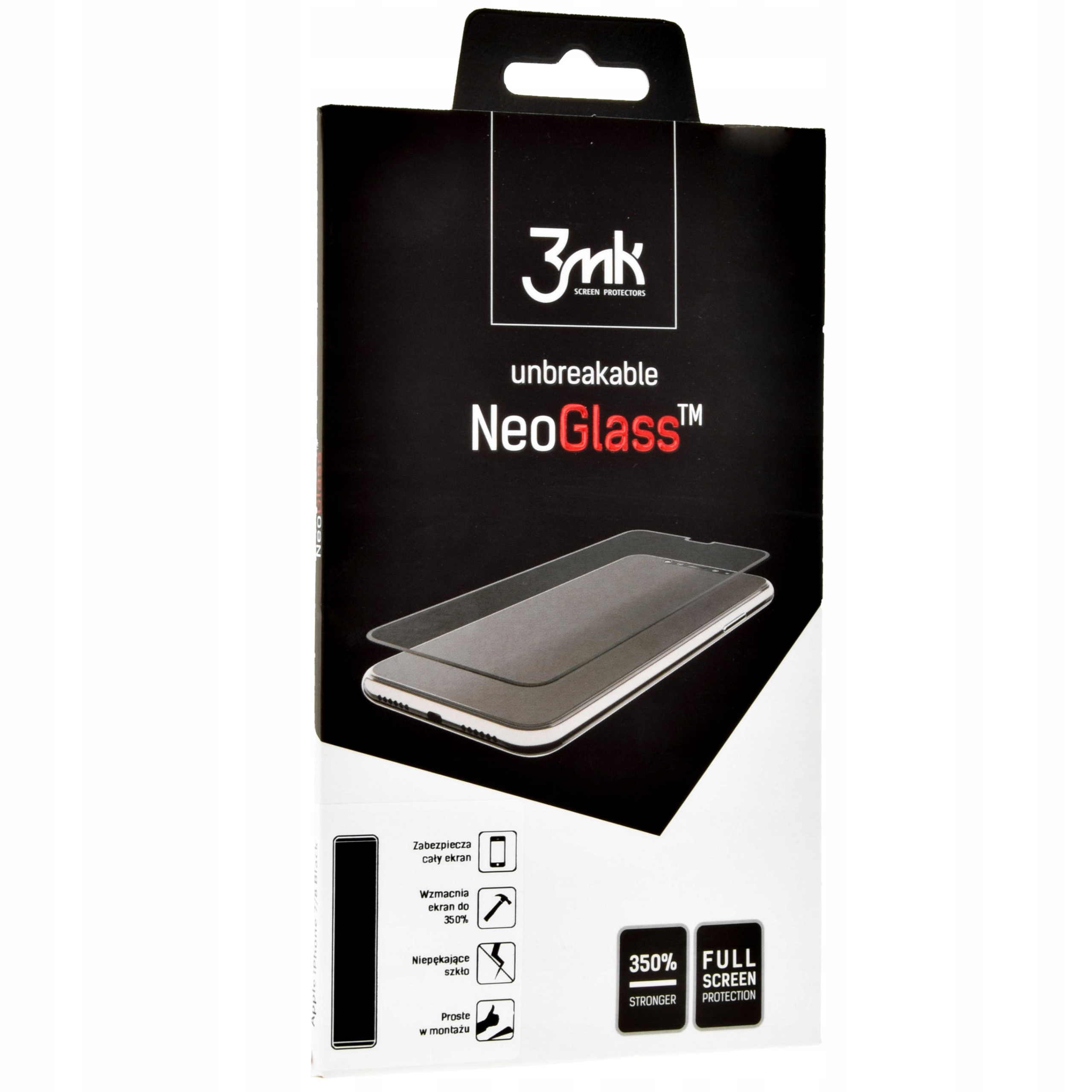 

Szkło ochronne 3mk do iPhone Xs / X, szybka, Fg