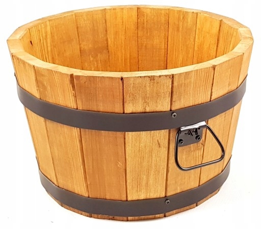 

Duża Donica Ogrodowa Doniczka Drewniana D42H26