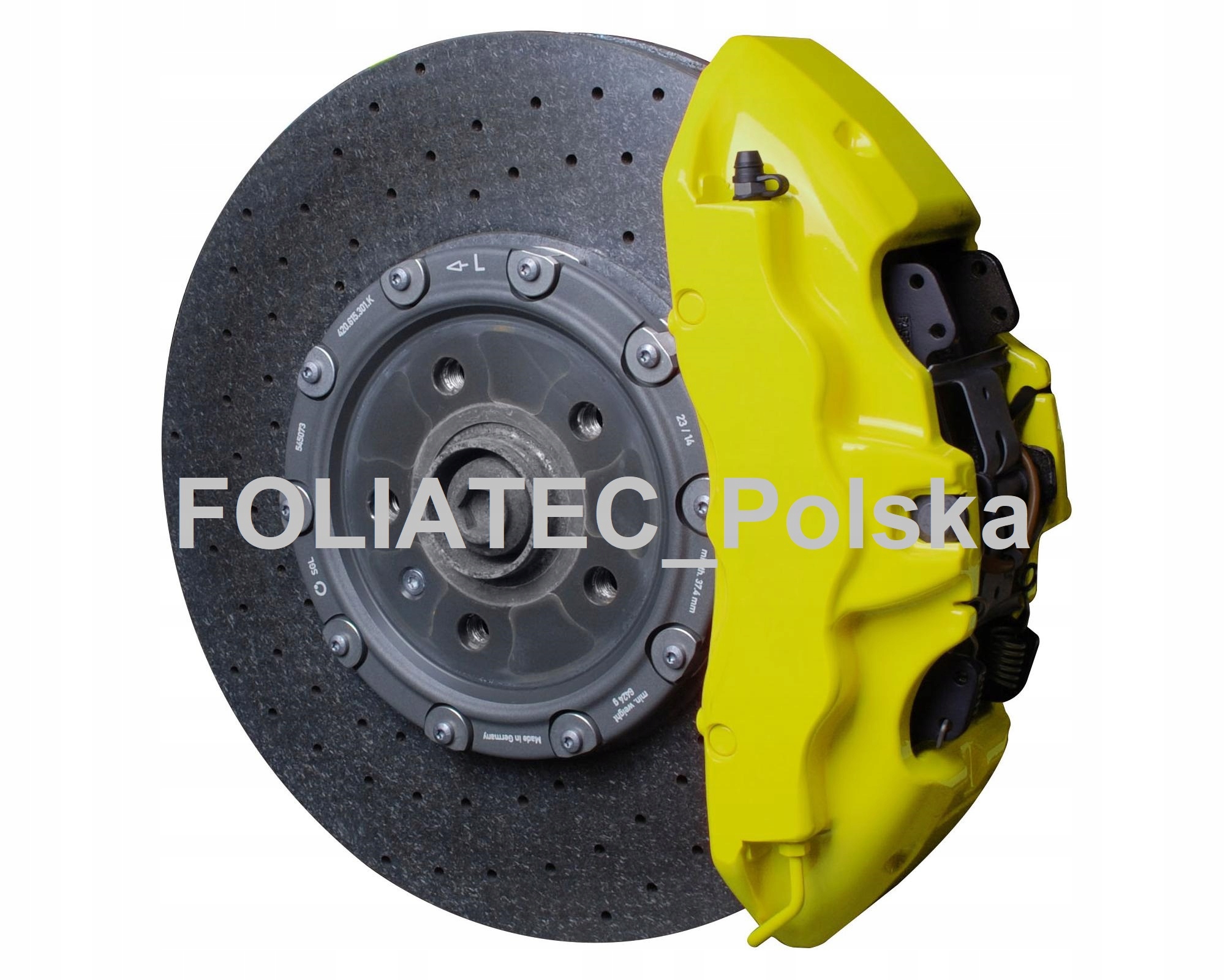 Foliatec лак краска для зажимов неоновый желтый