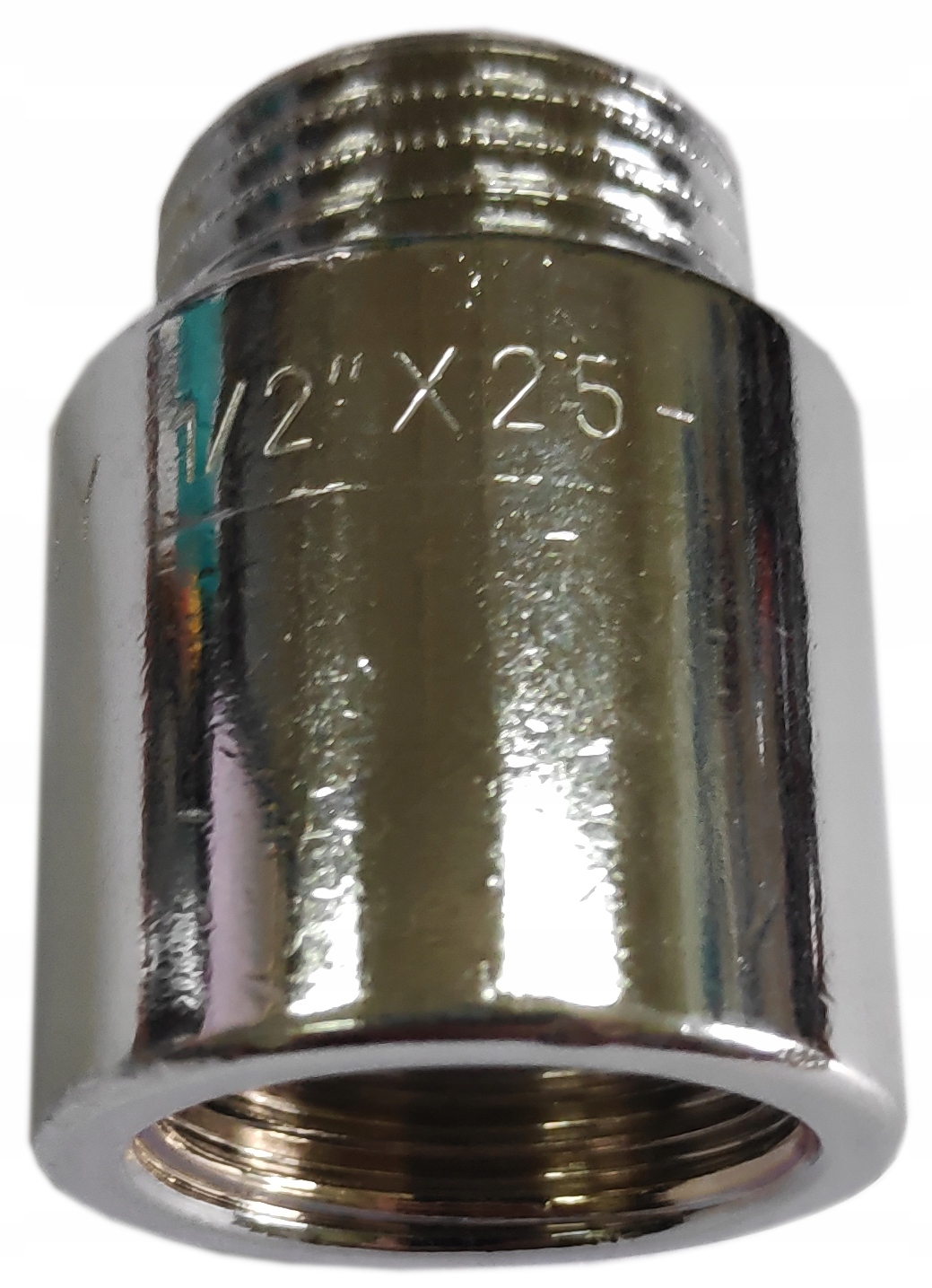 

Przedłużka mosiężna Chrom 1/2" 25mm Effebi