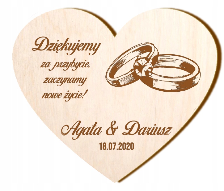 

Magnes Podziękowanie Dla Gości Ślub Wesele