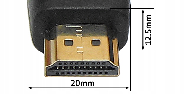 Kabel HDMI-HDMI v1.4 UHD 4K VITALCO STANDARD 2.5m Długość kabla 2.5 m
