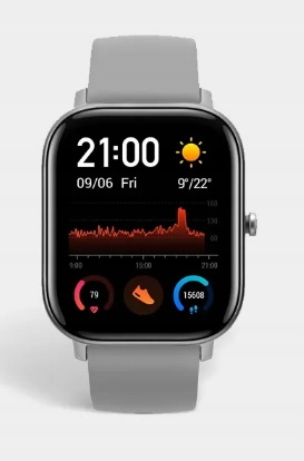11701.XIAOMI SMARTWATCH AMAZFIT GTS LAVA GRAY Kolor szary