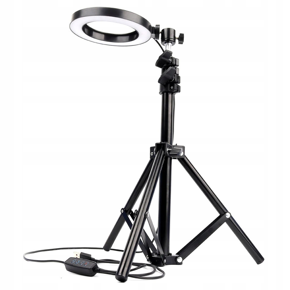 LAMPA PIERŚCIENIOWA 60W MAKIJAŻ RING STATYW 220cm EAN (GTIN) 5904238110256