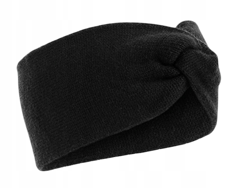 OPASKA DAMSKA NA GŁOWĘ USZY ZIMĘ CIEPŁA WĘZEŁ BOHO