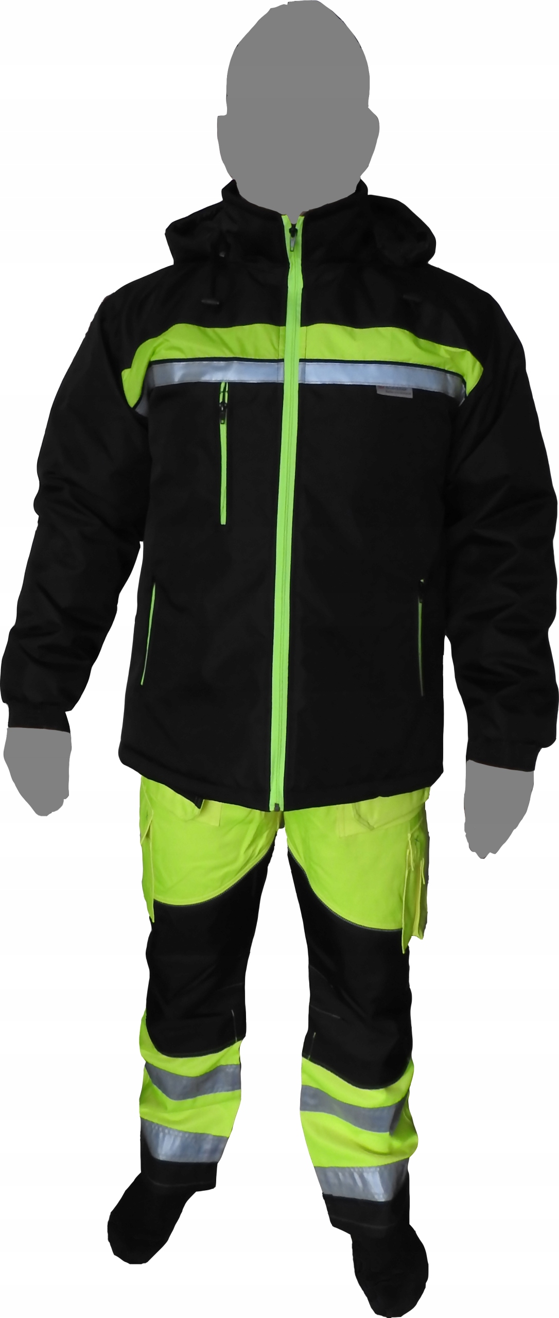 KURTKA ROBOCZA ODBLASKOWA OCIEPLANA ZIMOWA XXL Marka inna