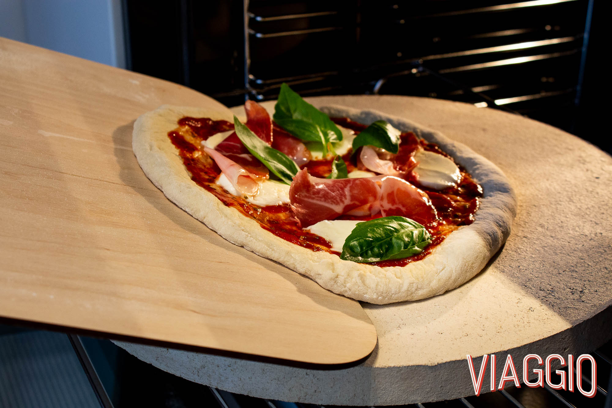 KAMIEŃ DO PIZZY VIAGGIO 35CM +ŁOPATKA +NÓŻ +GRATIS Średnica 35 cm