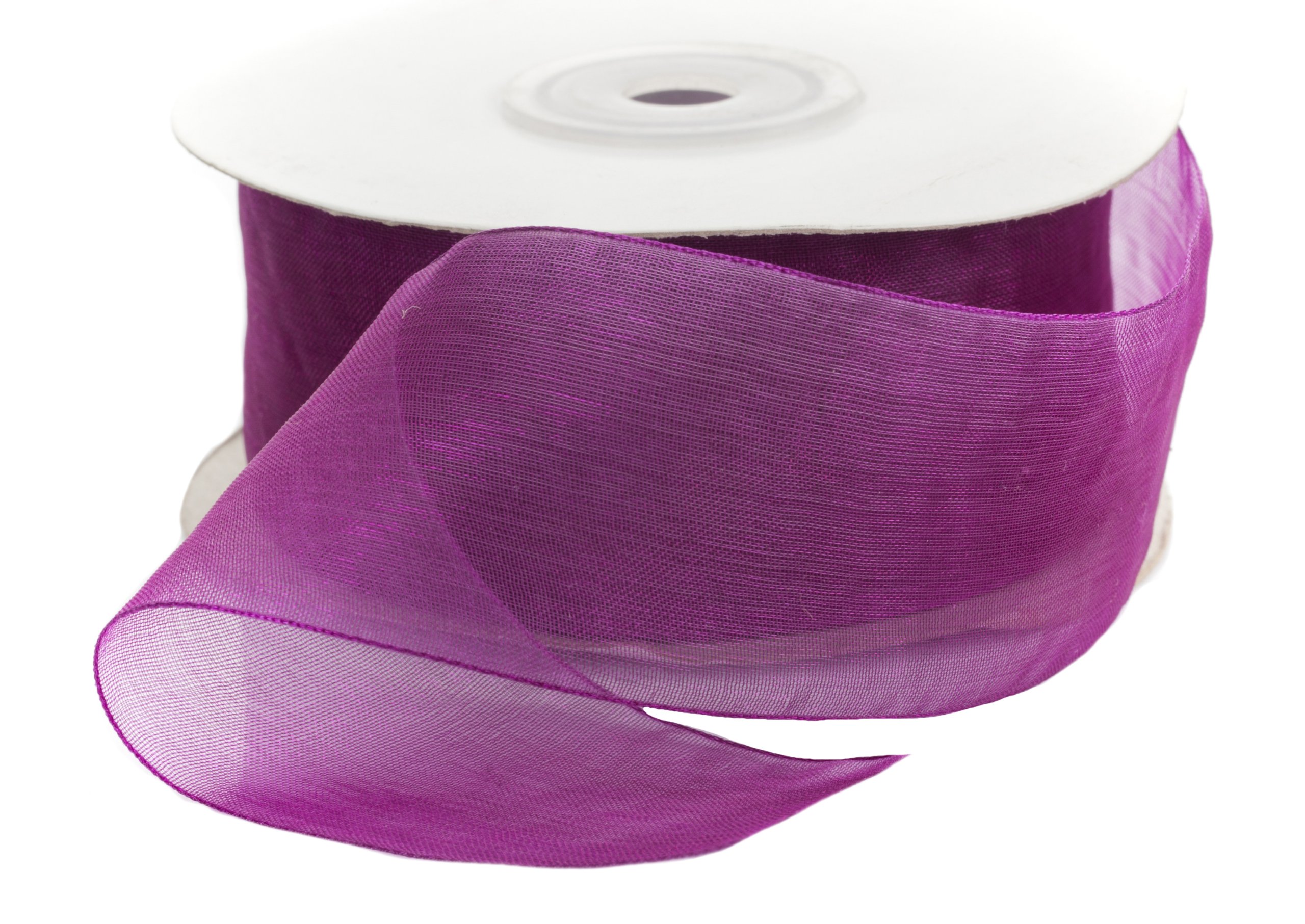 

Tasiemka Szyfonowa Purpurowym Wstążka 12mm 054