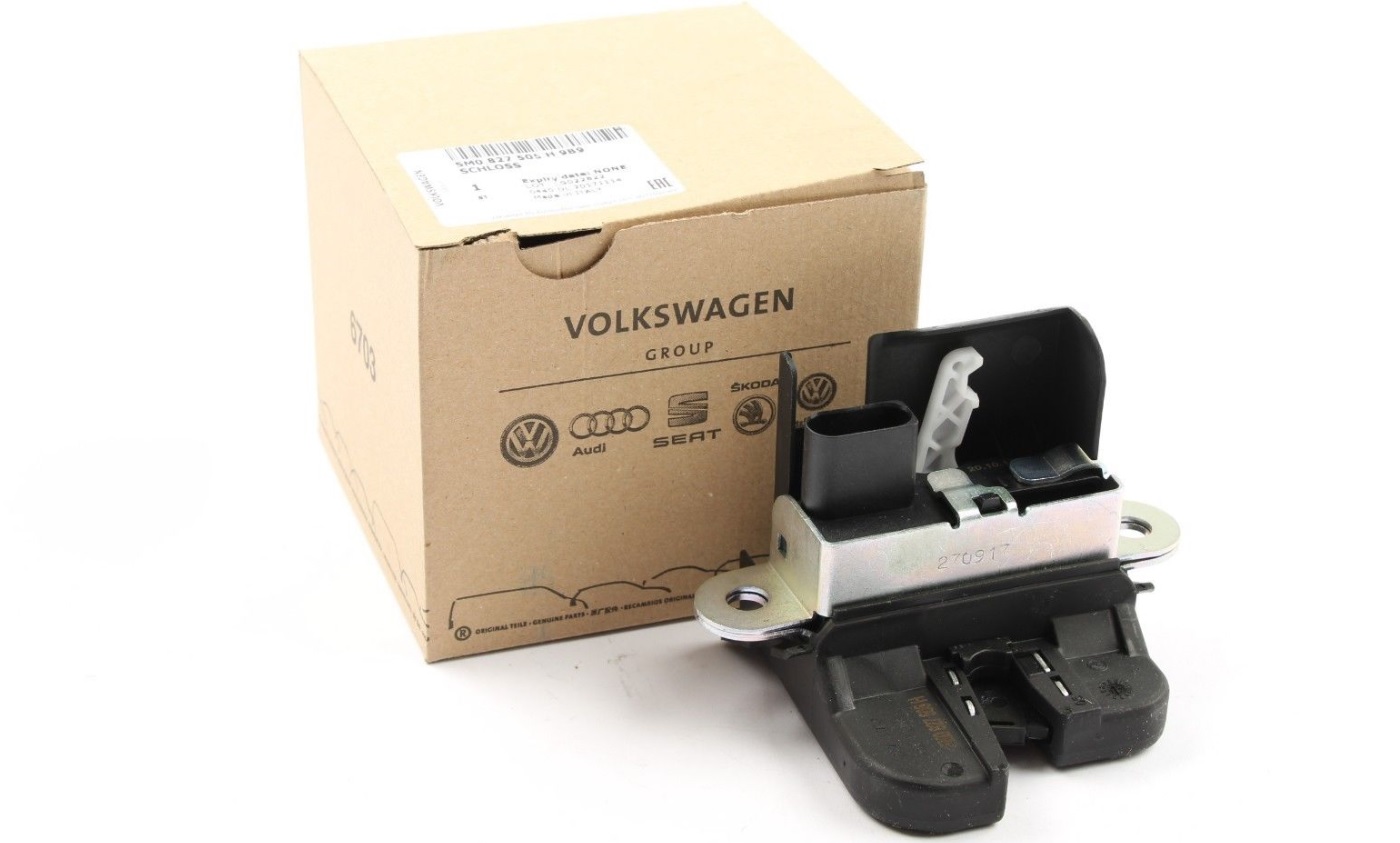 ASO ORYGINALNY ZAMEK TYLNEJ KLAPY VW GOLF, TIGUAN