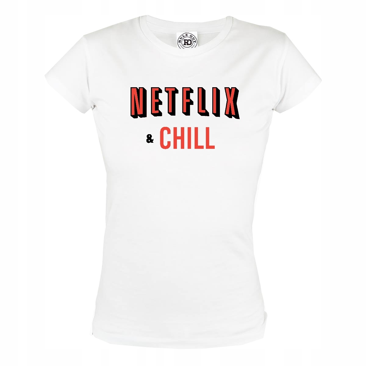 

Damska Koszulka Netflix Chill Seriale 03