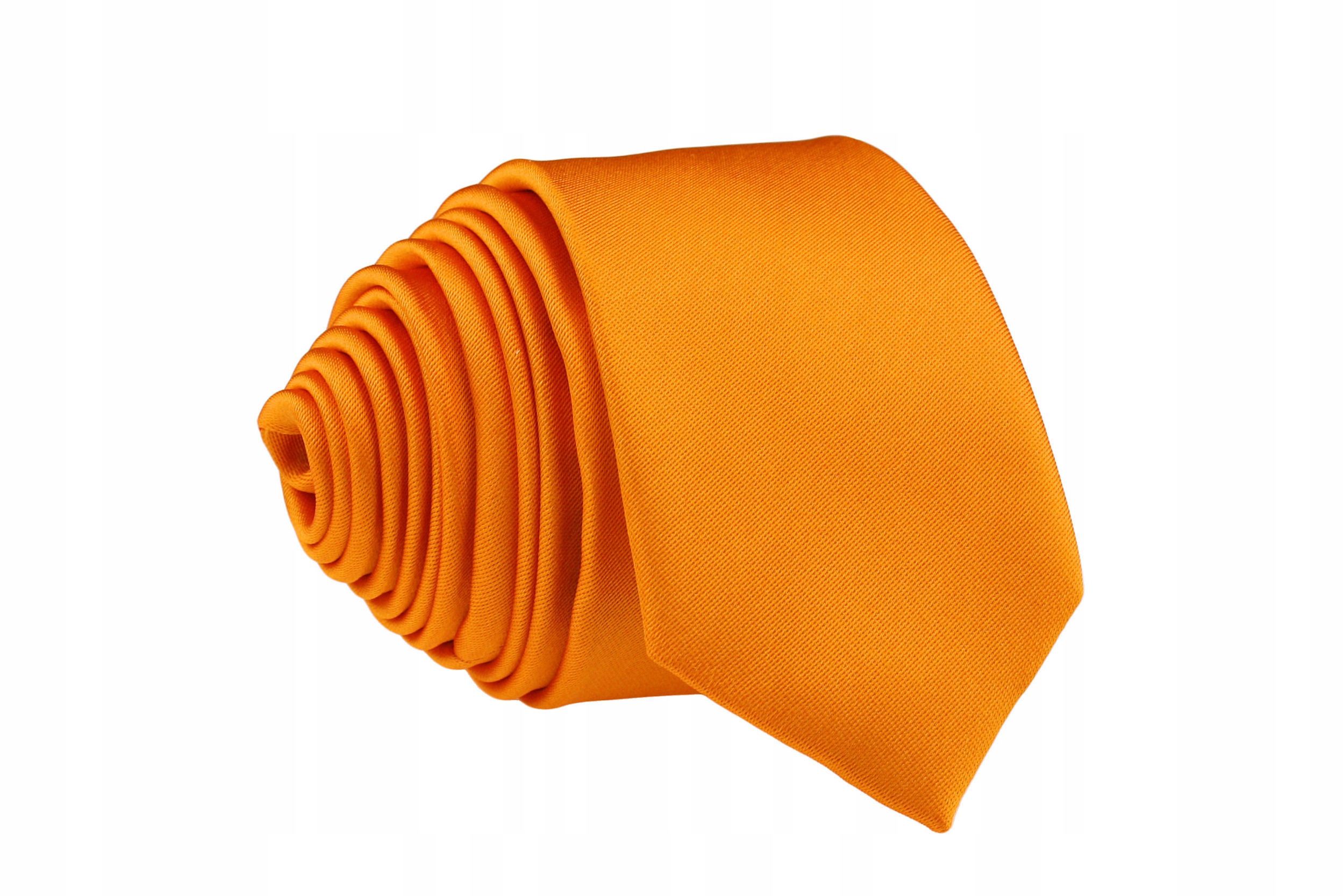 

Krawat Wąski Śledź / Śledzik Slim 5cm Pomarańczowy