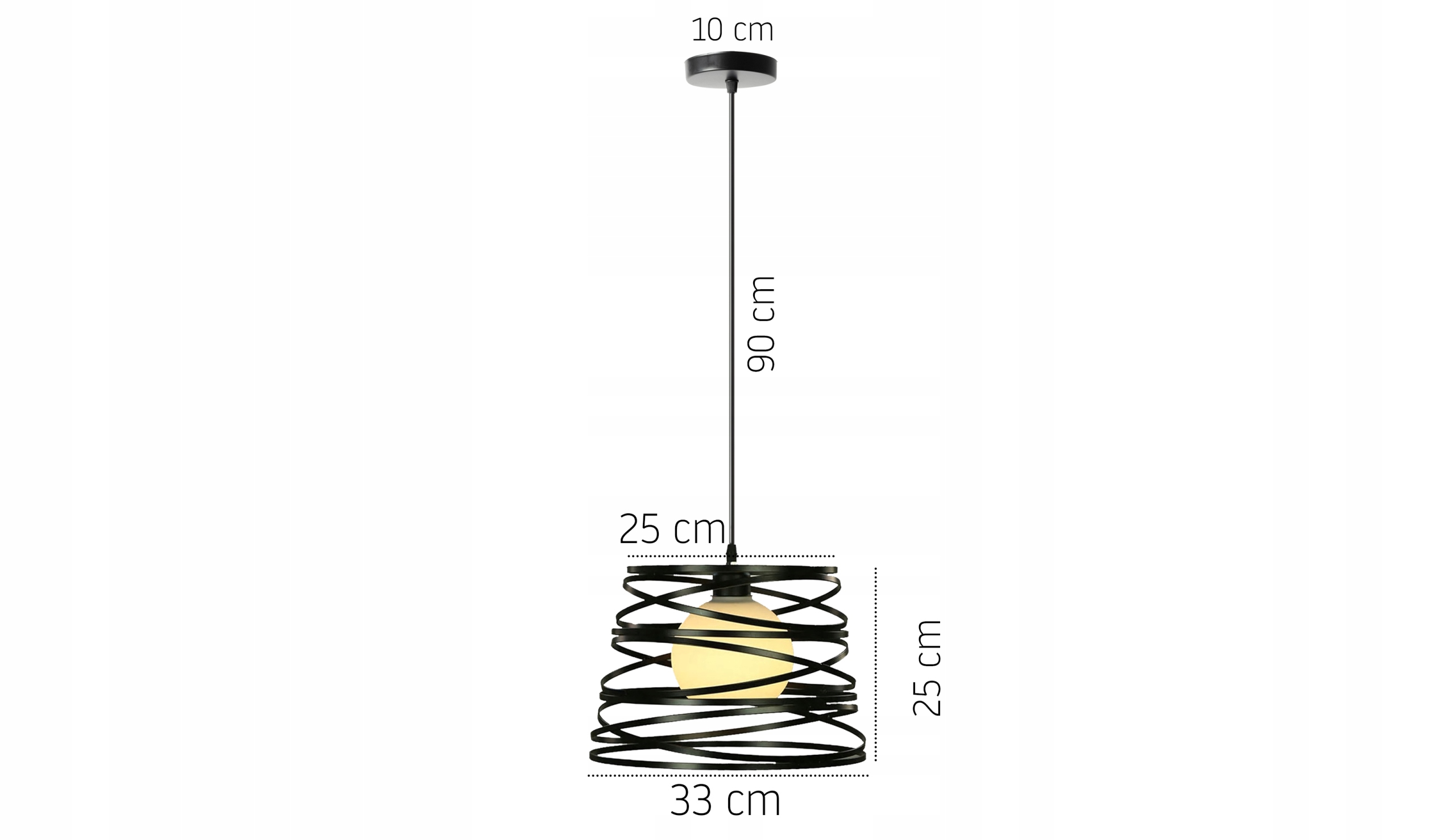 STROPNÍ LAMPY ZÁSADNÍ KOVOVÉ LOFT APP201-1CP Délka/výška 115 cm