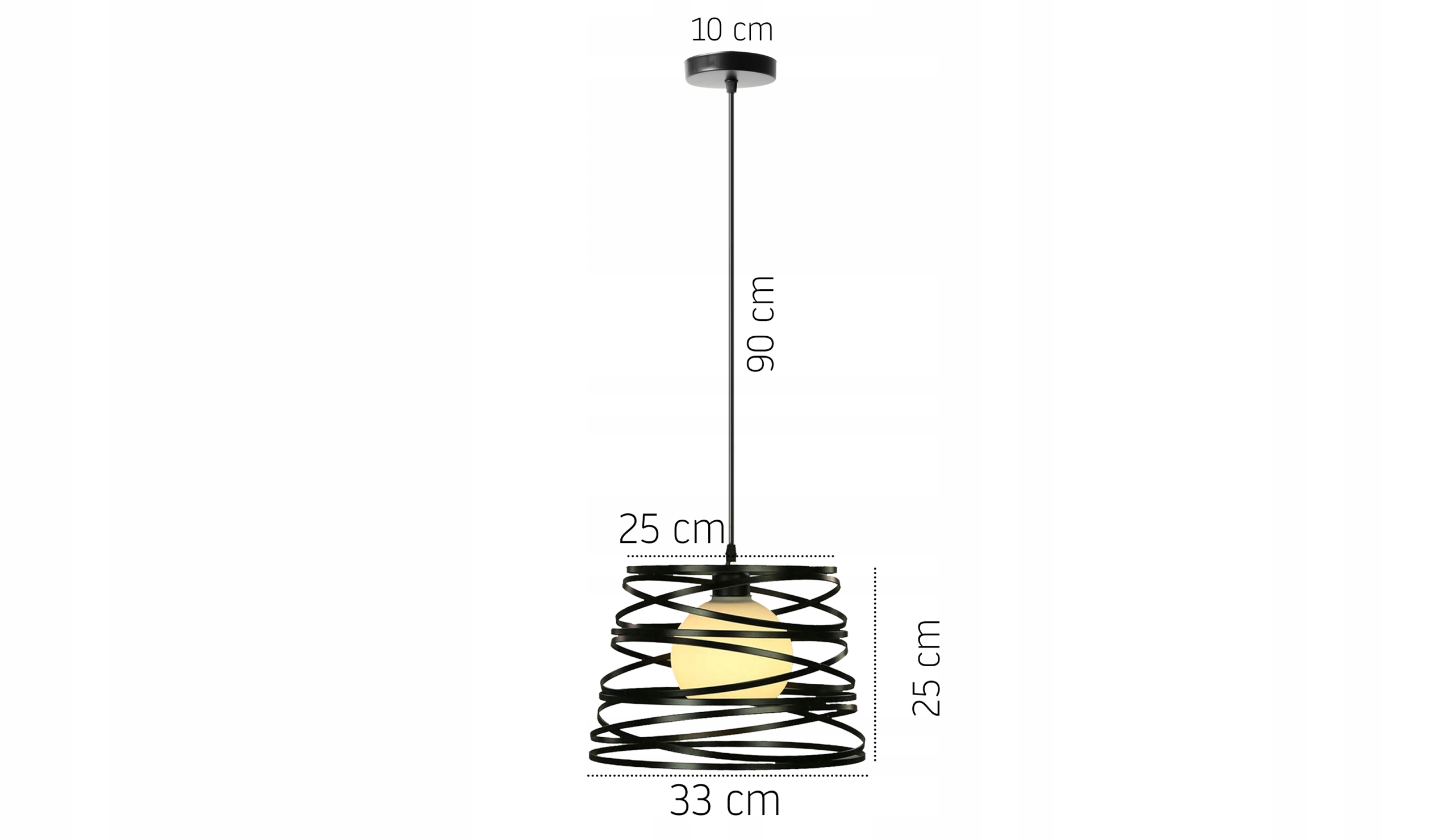 MENNYEZETI LÁMPÁK BASIC METAL LOFT APP201-1CP Hosszúság / magasság 115 cm